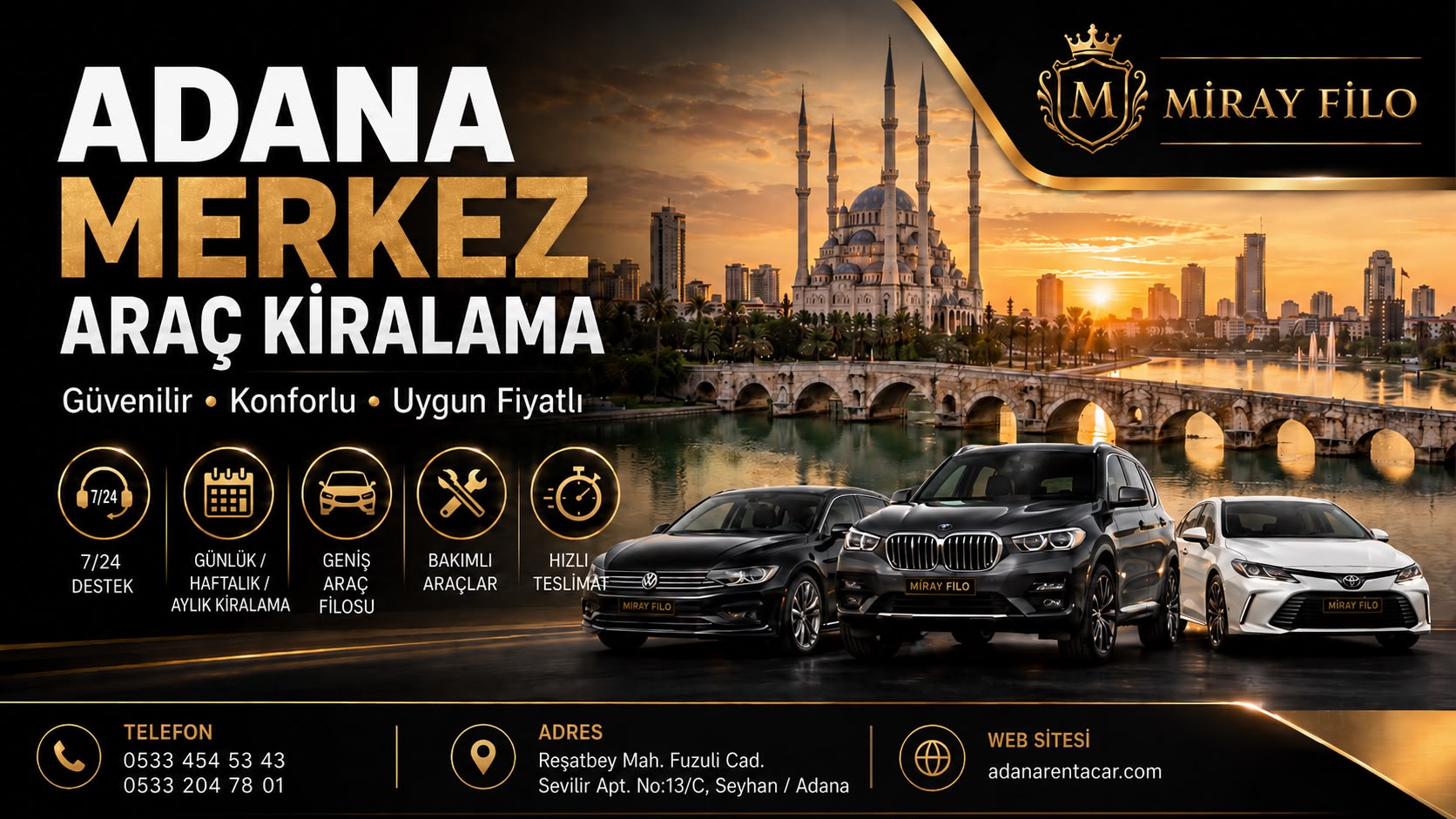 Adana Merkez Araç Kiralama