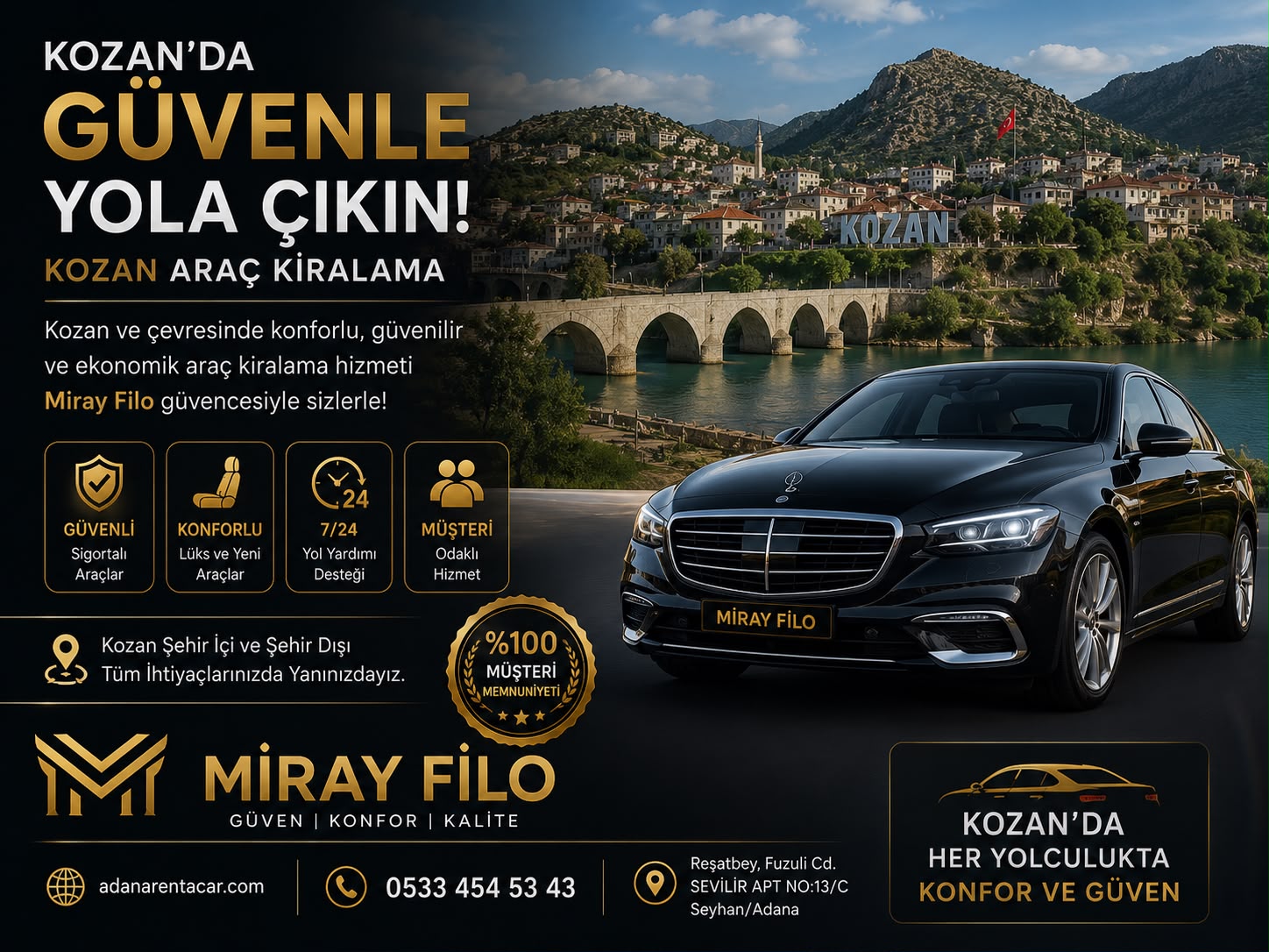 Adana Kozan Araç Kiralama